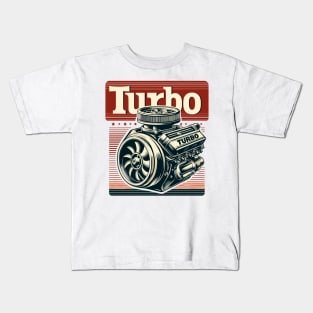 Turbo Engine Kids T-Shirt